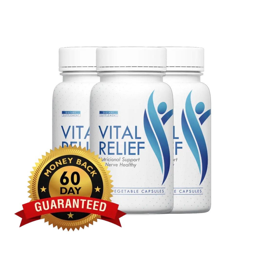 VitalRelief Bottles with Warranty Seal